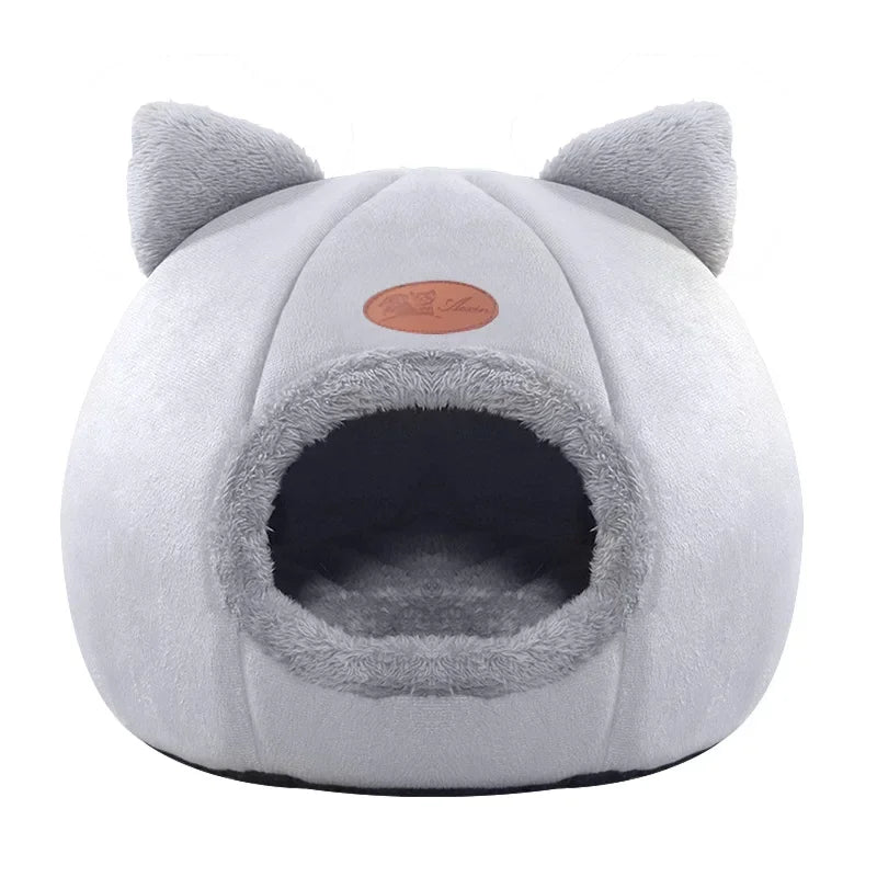 New Deep Sleep Comfort In Winter Cat Bed Iittle Mat Basket Small Dog House Products Pets Tent Cozy Cave Nest Indoor Cama Gato