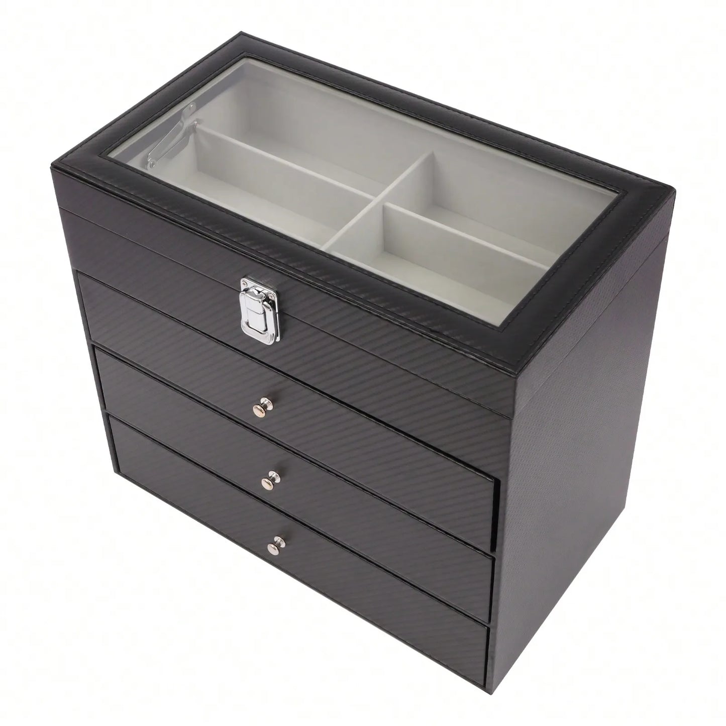 Sunglasses Organizer And Jewelry Box With Watch Display