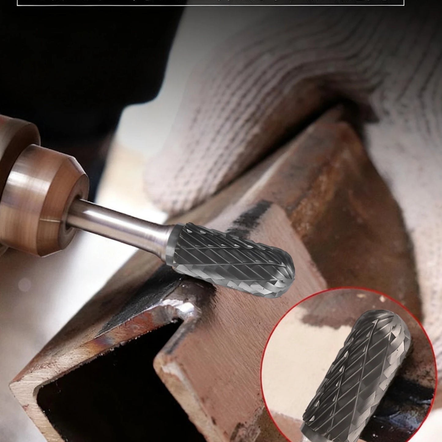 6/8mm Tungsten Carbide Rotary File Grinding Bit Milling Cutter Drill Bit for Metal Wood Stone Polishing Wheel Carving Tools
