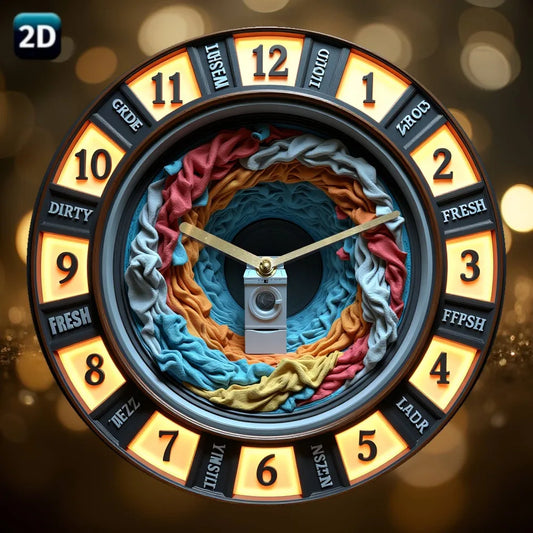 7.87 Inch Modern Silent Wall Clock with Built-In Camera Suitable for Home System, Battery- Delay Display, Colorful Hands &, Roun