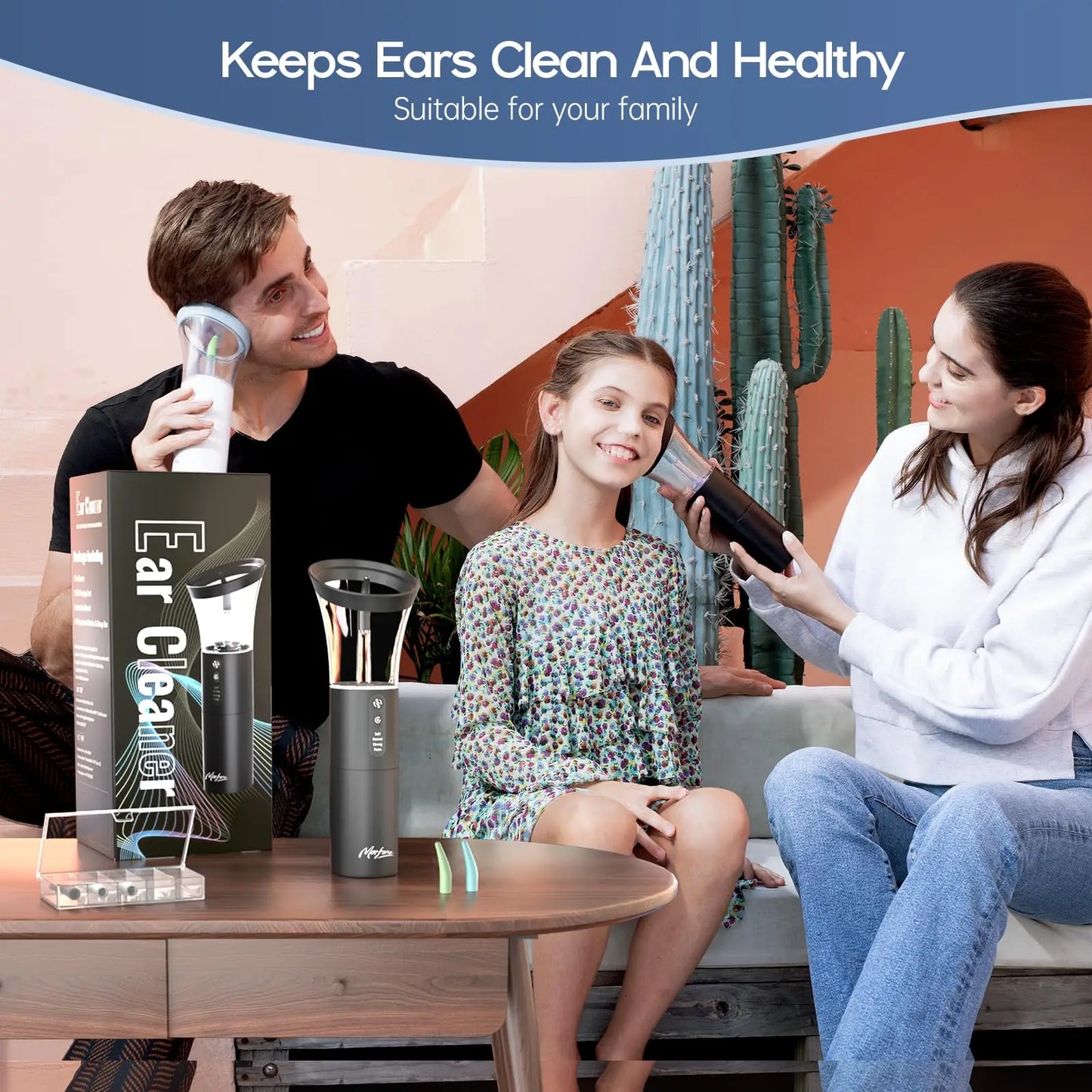 Duo He One Belt Replacement Silicone Head is a household portable ear wash and electric earwax cleaning tool. Four modes can mee