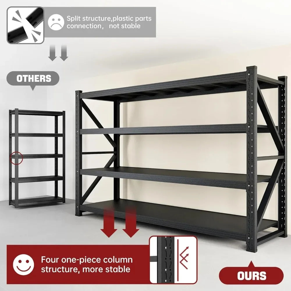 5000LBS Storage Shelves Heavy Duty Adjustable Garage Shelving