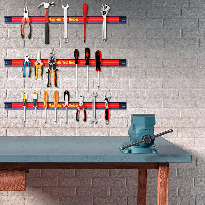 Magnetic Tool Bar Wall Mount Organizer For Wrenches