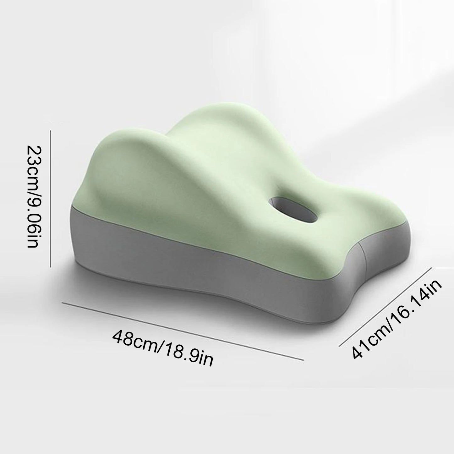 Memory Foam Pillow Ergonomic Bed Pillow Bedroom Waist Cushion Pillow Positioning Cushion for Back Neck & Waist Pain Relief