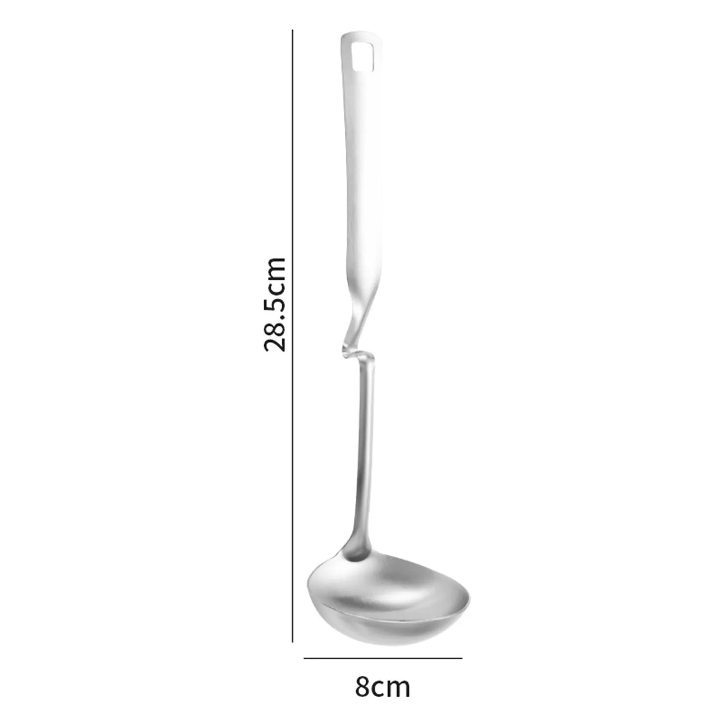 Stainless Steel Filter Oil Spoon Soup Fat Oil Separator Ladles Skimmer Spoon Long Handle Soup Colander Tools Kitchen Accessories