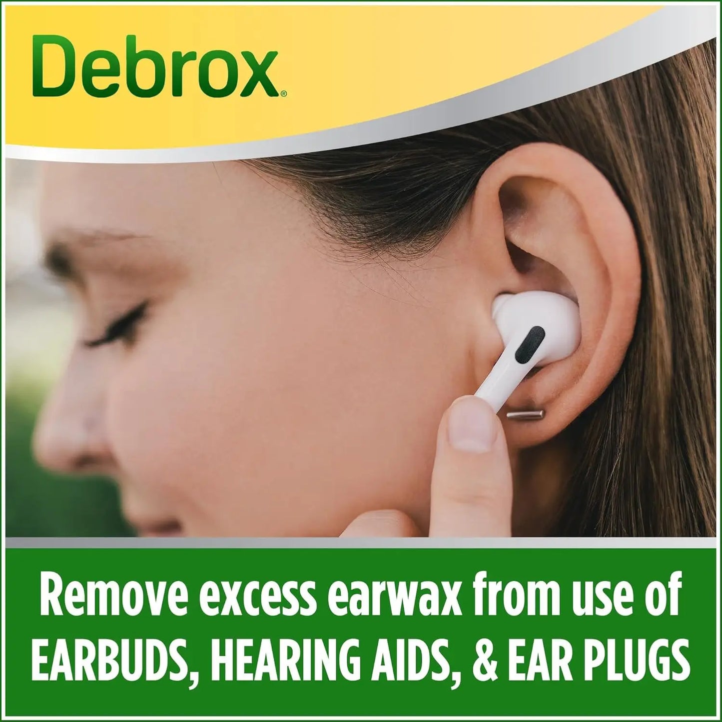 Ear Wax Removal Drops, Gentle Microfoam with Carbamide Peroxide, 0.5 Fl Oz, 2-Pack