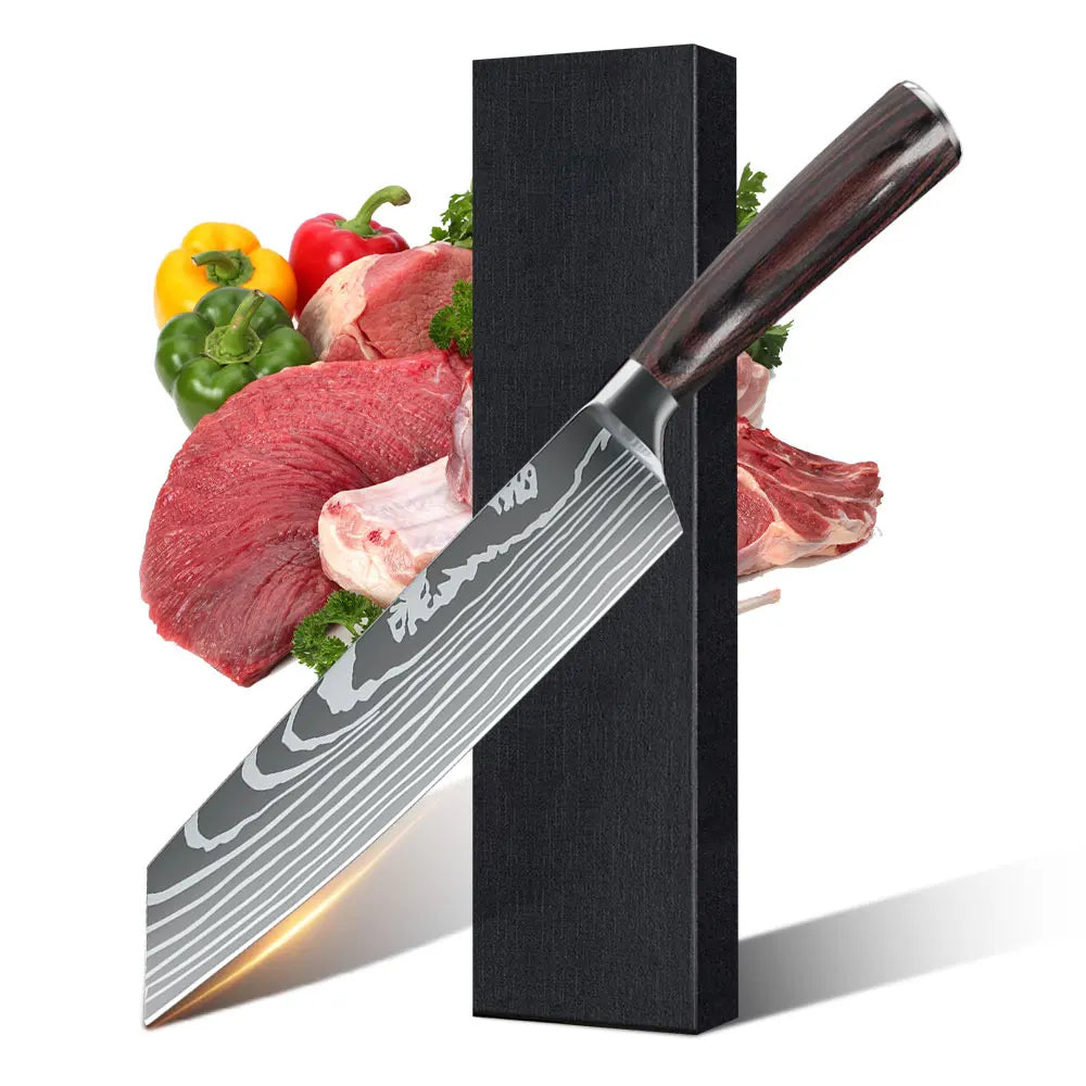 8 Inch Kitchen Knife High Carbon Steel Hand Forged Chef Knife
