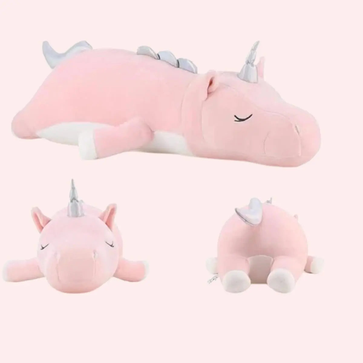 SNOWOLF Long Unicorn Hug Pillow, 35'' Stuffed Animal Body Pillow, Pink Cute Unicorn Plush Cushion, Sofa Pillow