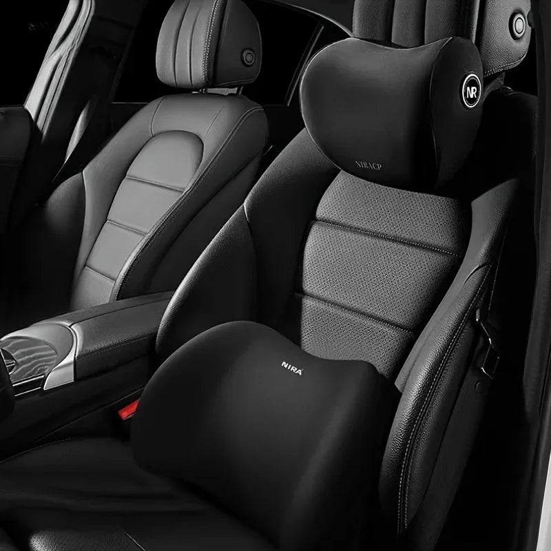 Universal Automotive seat cushion all season universal Ergonomic Memory Foam Car Seat Cushion-lumbar cushion or headrest or set