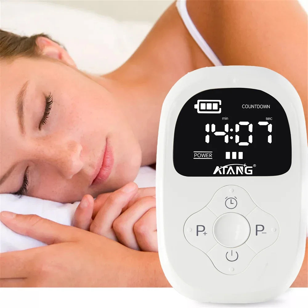 New Ear Clip Insomnia Anxiety Depression Pulse CES Therapy Device Electronic Fast  Sleeping Aid Device Press Relaxation
