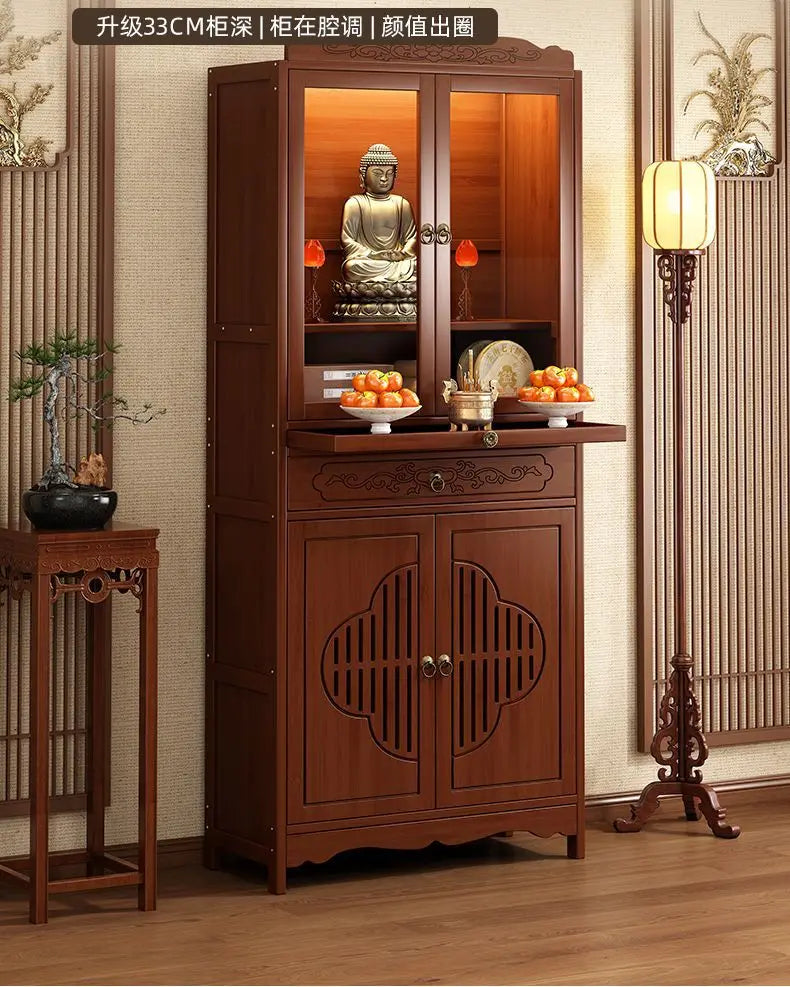 Non-solid Wood Living Room Cabinets Incense Stand Household Buddha Altar Living Room Cabinets Chinese-style Furniture Kast JTC