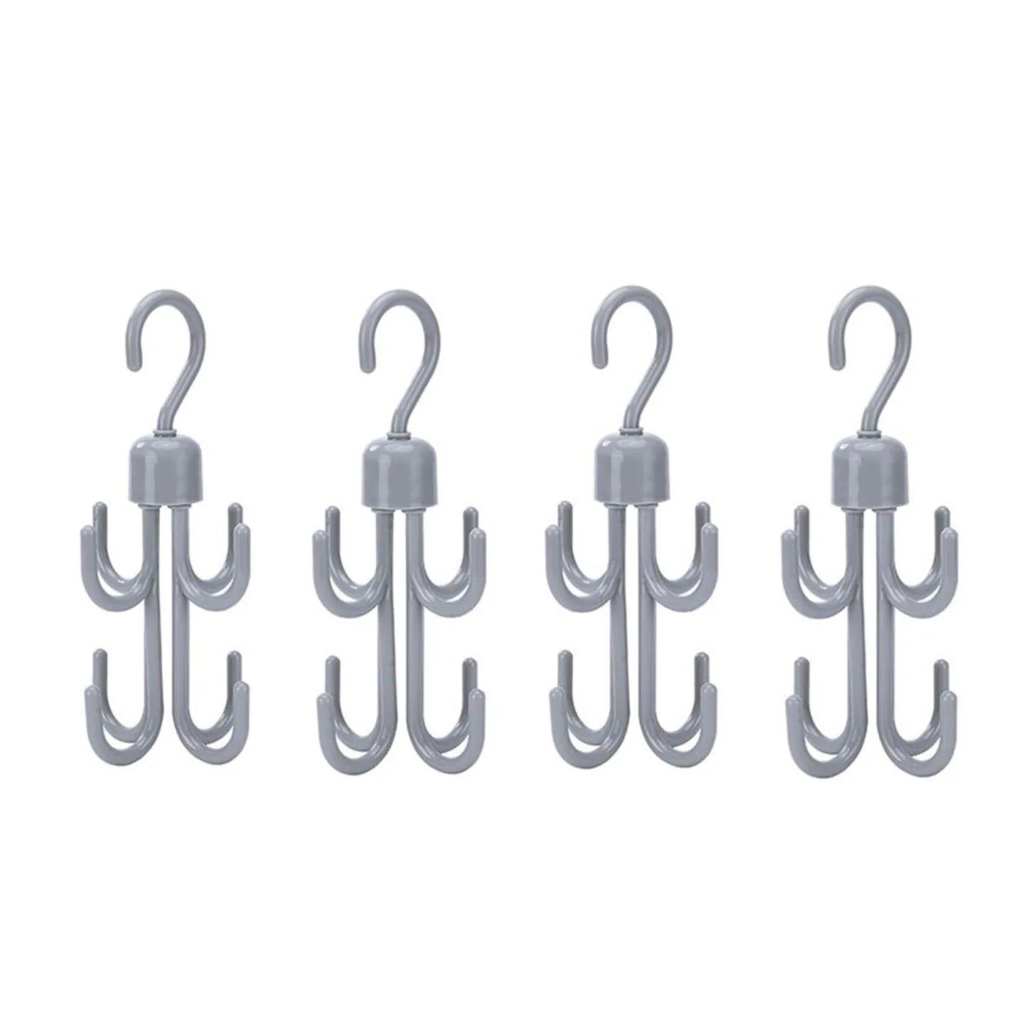 Multifunctional Closet Hook, Rotatable Hanging Organizer Closet Clothes Hangers Handbags Storage Hooks