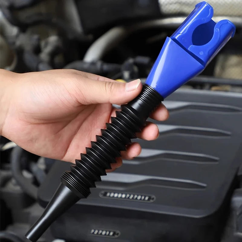 Universal Telescopic Car Refueling Funnel Engine Oil Filter Transfer Funnels Foldable Portable Funnels Accessories