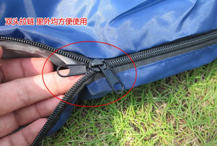 Envelope Sleeping Bag Cotton Summer Camping Sleeping Bag Lightweight Family Outdoor Sleeping Bag Breathable Warm Weather Sleep