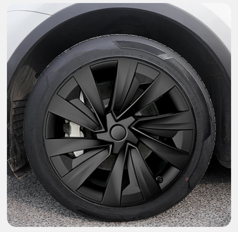 4PCS Wheel Cover for Tesla Model Y Juniper 2025-2026 19 Inch Car Replacement Wheel Cover Automobile Hub Cap Full Rim Car