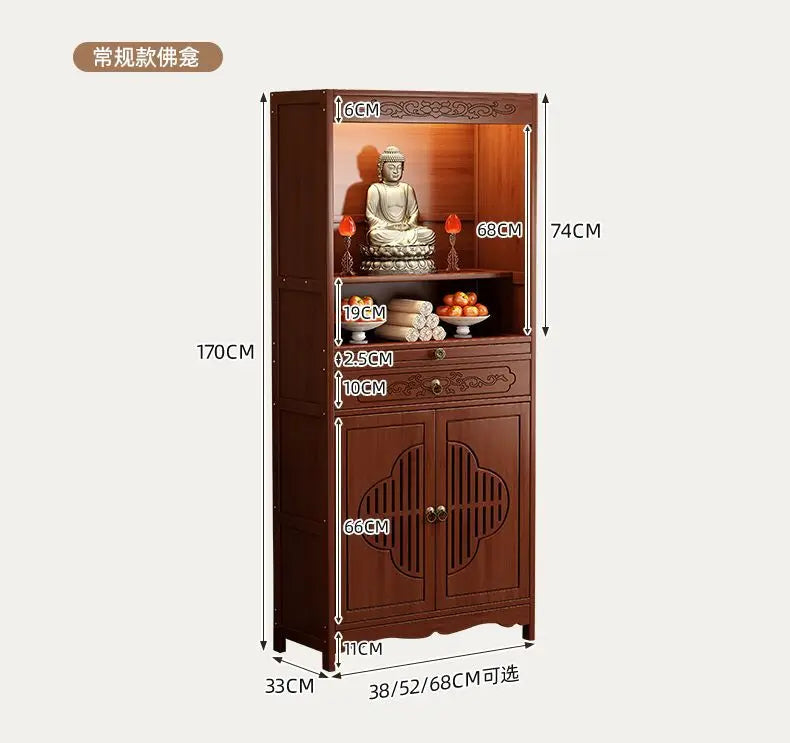 Non-solid Wood Living Room Cabinets Incense Stand Household Buddha Altar Living Room Cabinets Chinese-style Furniture Kast JTC