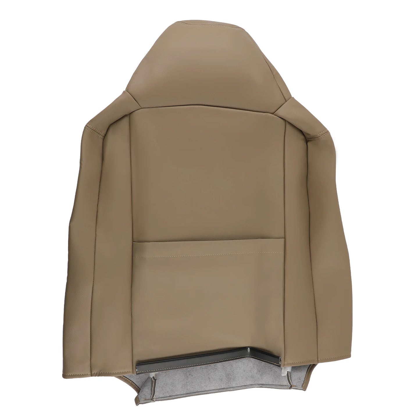 Front Driver & Passenger Leather Seat Cover Tan For Ford F250 F350 2002-2003-07