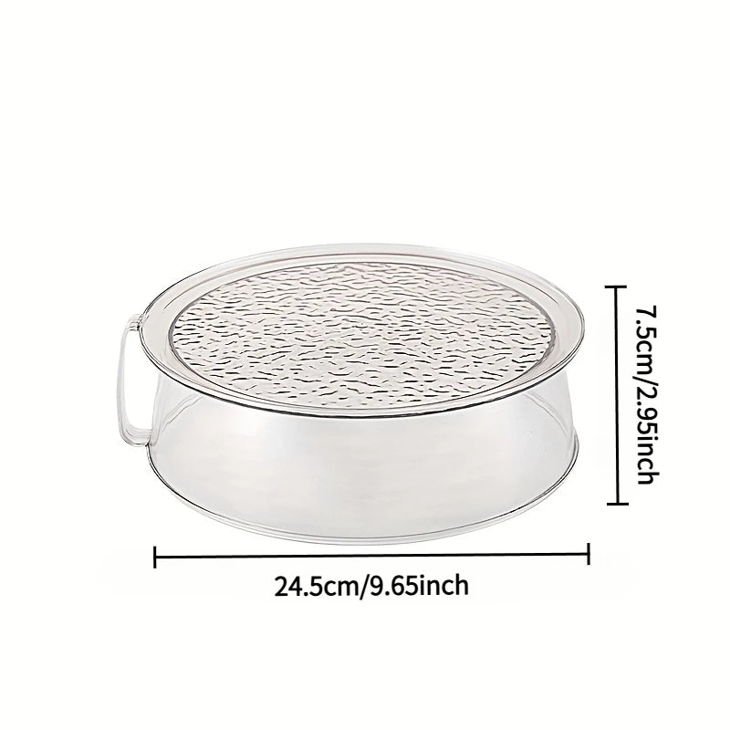 Multifunctional Microwave Splash Guard - Heat Resistant 200 °   C, 360 °  Splash-Proof, Stacking Design, Food Insulation Cover