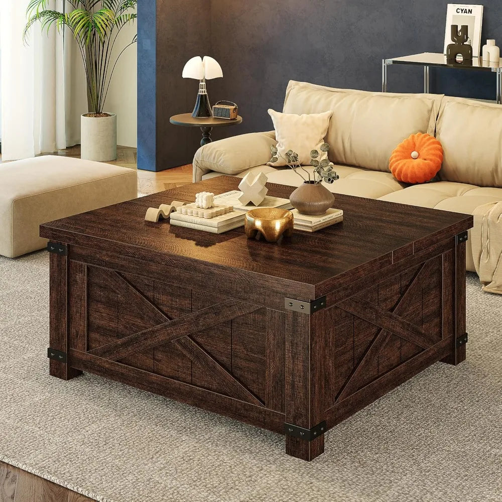 Lift Top Coffee Table With Hidden Storage Living Room