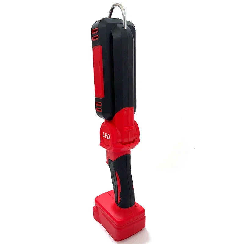 LED Work Light Super Bright 90 DegreeClip on Light Lithium Fit Milwaukee Battery 20V M18 Flood Light Outdoor Lighting Camping