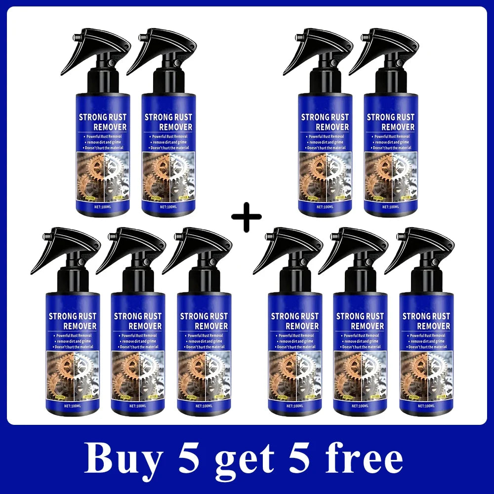 Car Rust Remover Clean Metal Iron Prowder Quickly Auto Exhaust Pipe Rust Derusting Spray Stain Removal Agent Car Wheel Hub Care