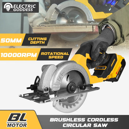 Electric Goddess Brushless Cordless Circular Saw 20V 1000W