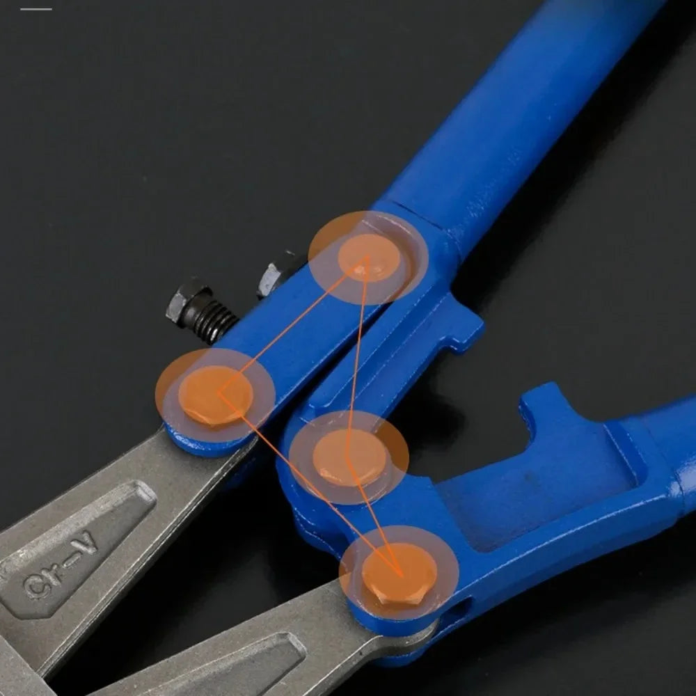 14/18 Inches Bolt Cutters Wire Cutting Pliers Multifunction Flat Nose Cut Steel Cables Clippers Heavy Duty Hand Tool