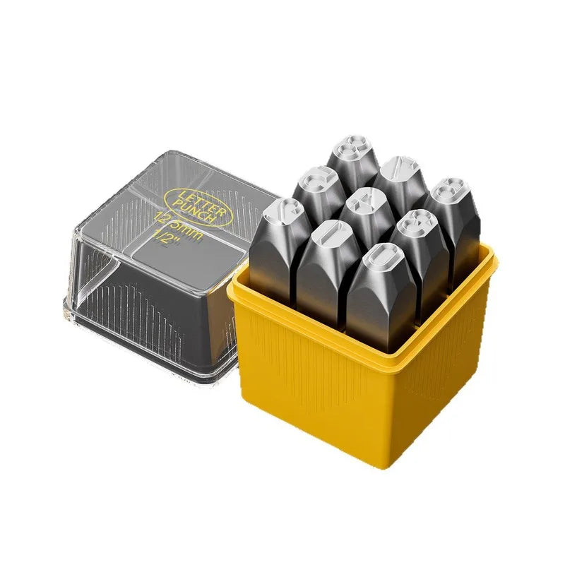 Factory Direct Letter Steel Stamp Set Hardened Industrial Number & Letter Punch Dies
