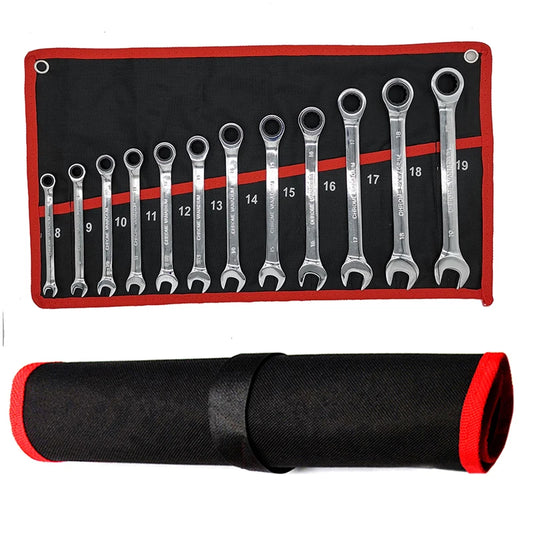 Ratcheting Combination Wrench Set Universal Torx Wrench Ratchet Spanner for Bicycle Motorcycle Car Repair Tools Mechanical Tool