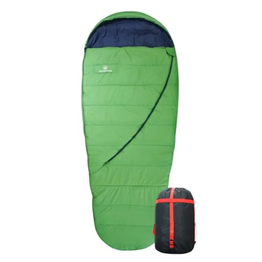 Balance Sleeping Bag for AdultColdandWarm Weather with Compression Sack and Water Resistant for Family Camping Travel and Car C