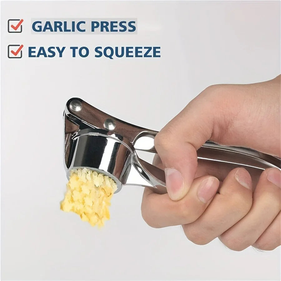 Commercial Heavy Duty Garlic Press And Kitchen Tool
