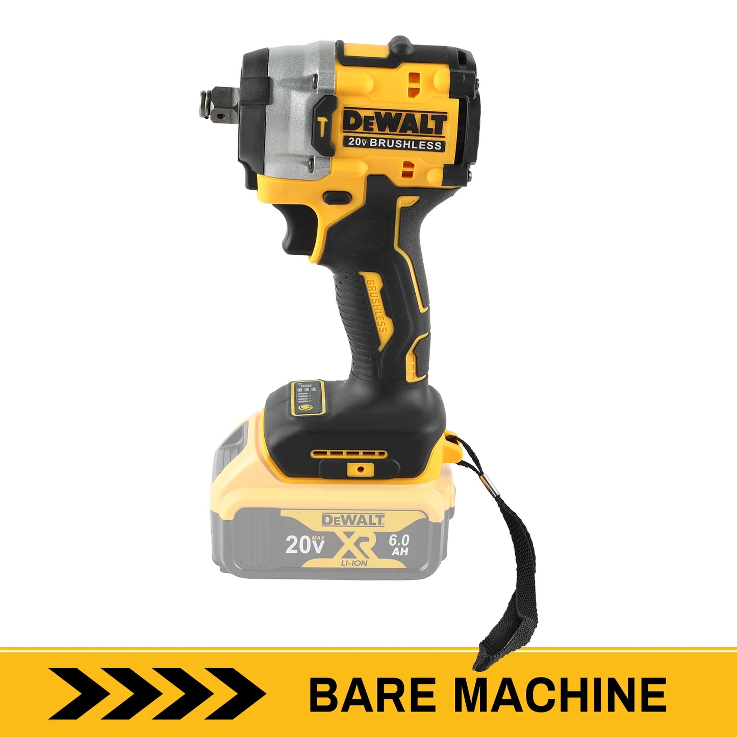 DEWALT DCF921 ATOMIC 20V MAX 1/2 - inch Cordless Impact Wrench: Variable Speed, Built - in Charging, Comes with Battery