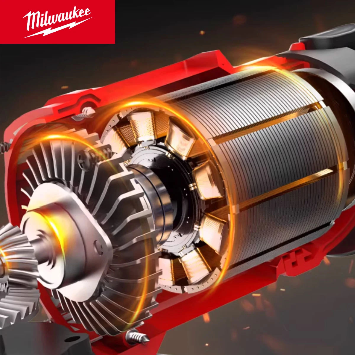 Milwaukee 8500RPM 3 Gears Adjustable Speed Angle Grinder 100mm 125mm Wheel Diameter Electric Polishing Cutting Grinding Tool