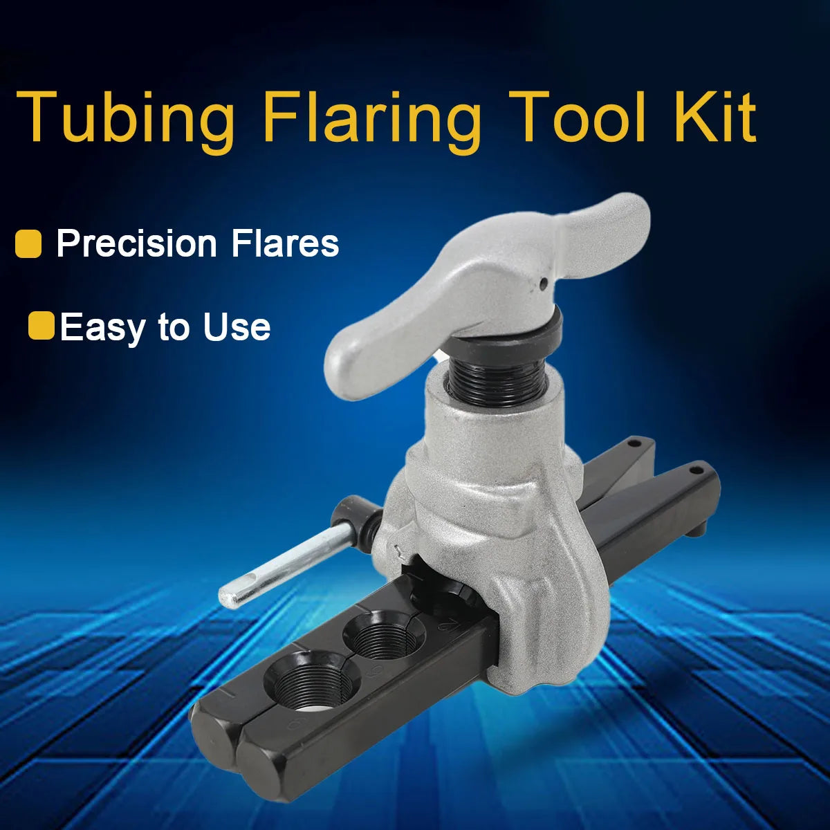 Reamer Flaring Tool Copper Pipe Flaring Tool Copper Eccentric Tube Expander Tool Tubing Flaring Tool Kit CT-806M