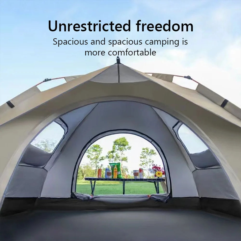 Automatic Quick Opening Camping Tent With Dual Doors
