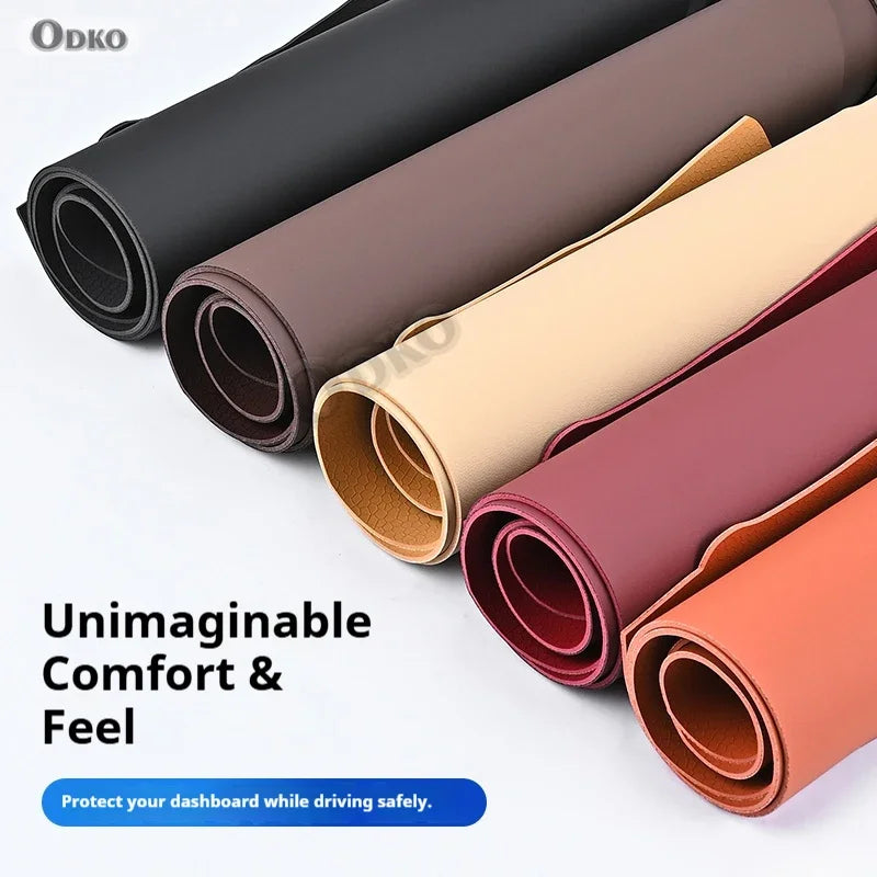 For Changan 2 3 Generation CS75 Plus 2022 Leather Car Dashboard Sun Shade Mat Instrument Desk Non-slip Cover leather Accessories