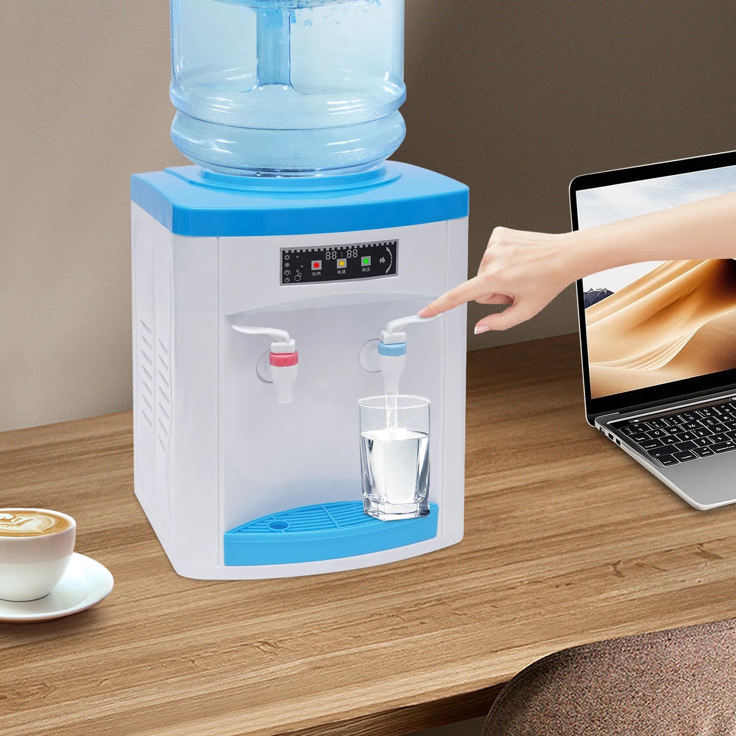 5 Gallon Hot Cold Water Dispenser Countertop Water Cooler Dispenser TOP Loading
