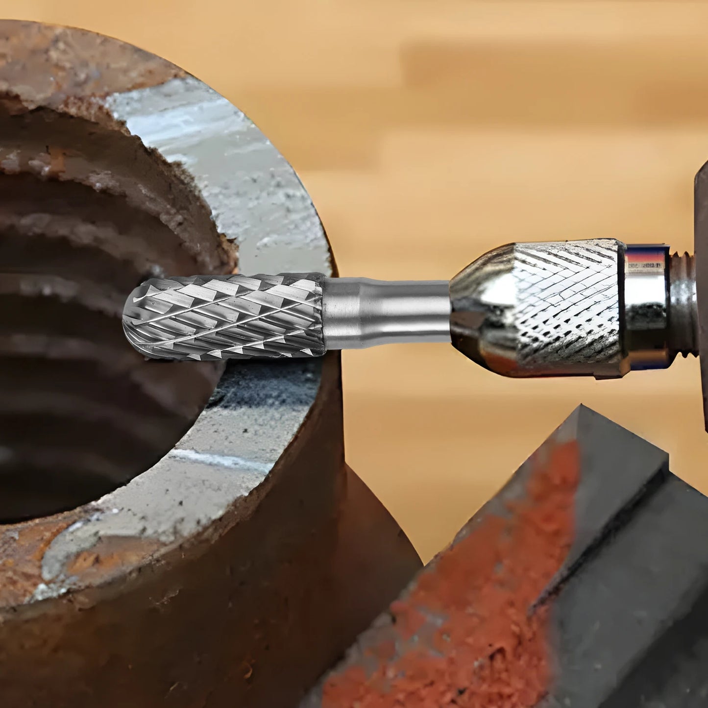 6/8mm Tungsten Carbide Rotary File Grinding Bit Milling Cutter Drill Bit for Metal Wood Stone Polishing Wheel Carving Tools