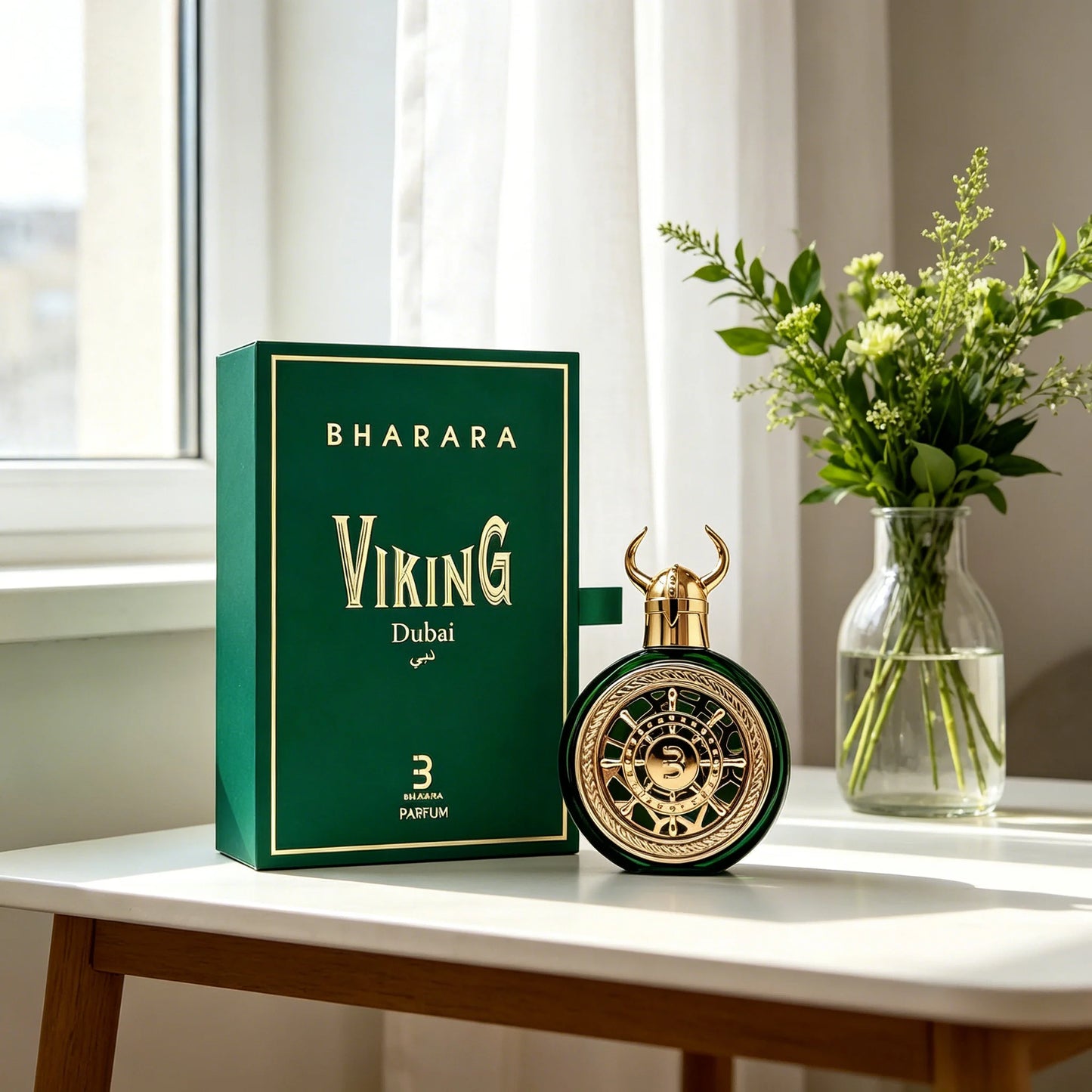 Bharara Viking Dubai Unisex Parfum 3.4oz / 100ml Fresh Grapefruit Citrus Scent Suitable for Various Occasions