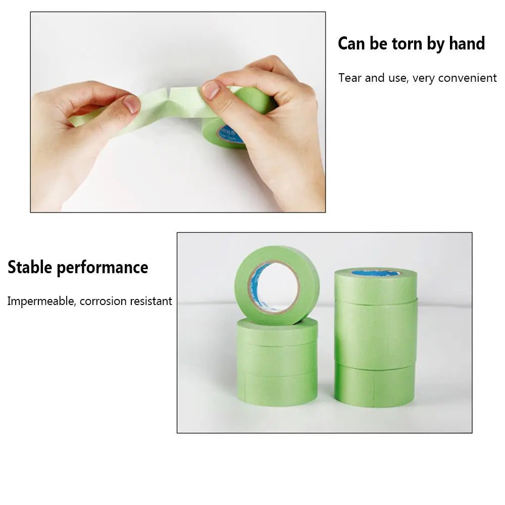 Long Masking Tape Wall Spraying Paint Hand Tear Paper Tape DIY Single Side Adhesive Tape for Car House Oil Painting Sketch