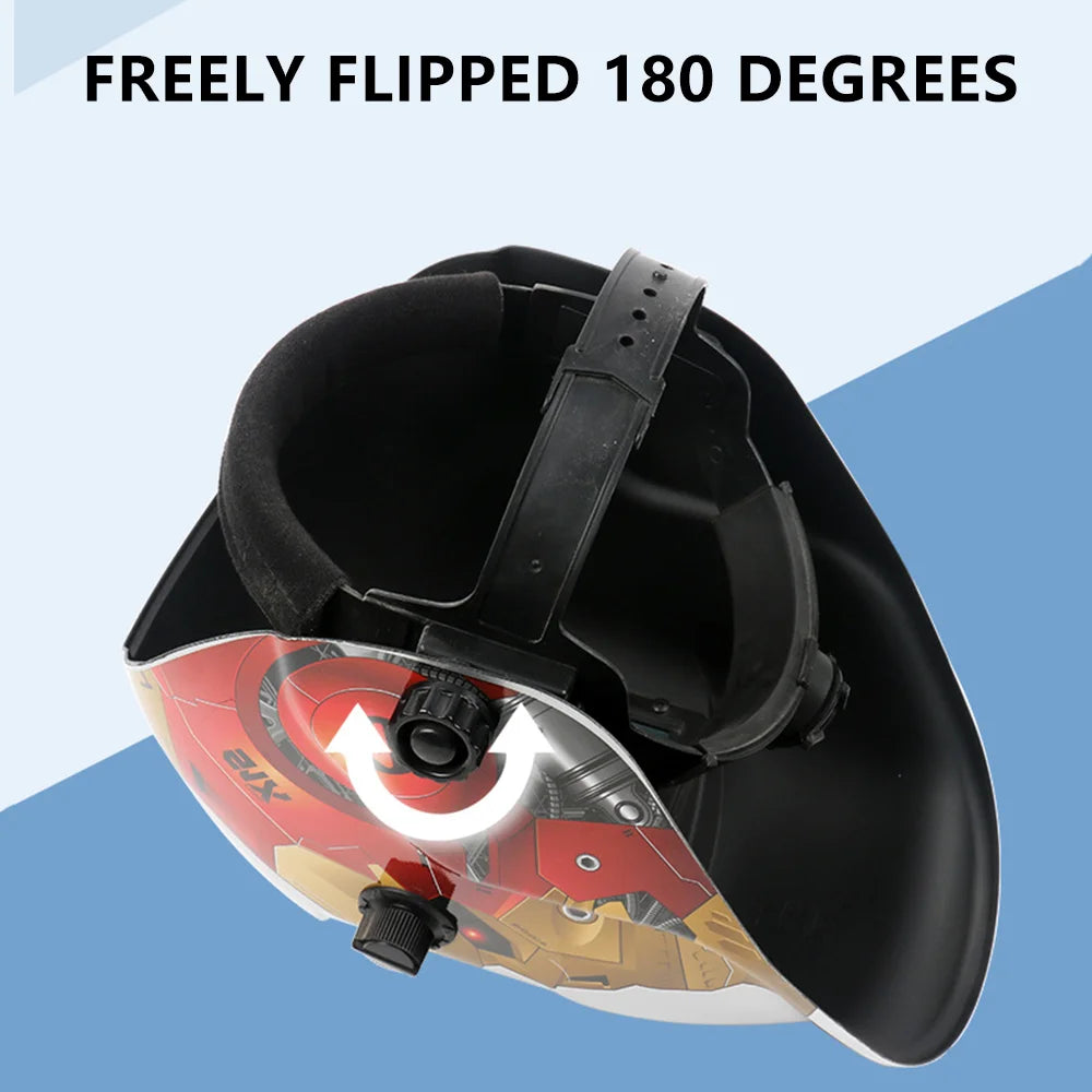 Professional Auto Welding Mask Solar LI Battery Automatic Darkening Electric Welding Helmets Welder Cap For Welding Machine