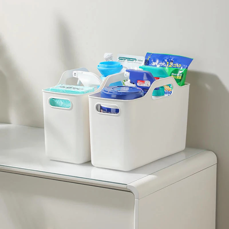 2/3 Pack Under Sink Organizer Kitchen Bathroom Cabinet Organizers and Storage Box Multi-purpose Plastic Organizer Baskets