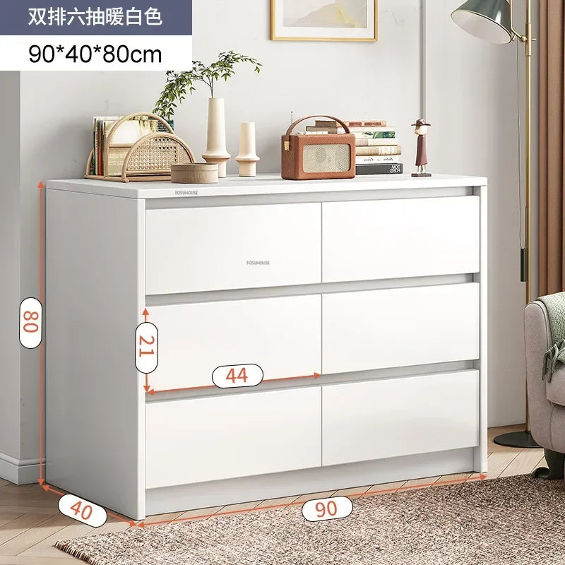 Modern MDF Living Room Cabinet Househol Living Room Furniture Against The Wall Chest Of Drawers Bedroom Storage Cabinet