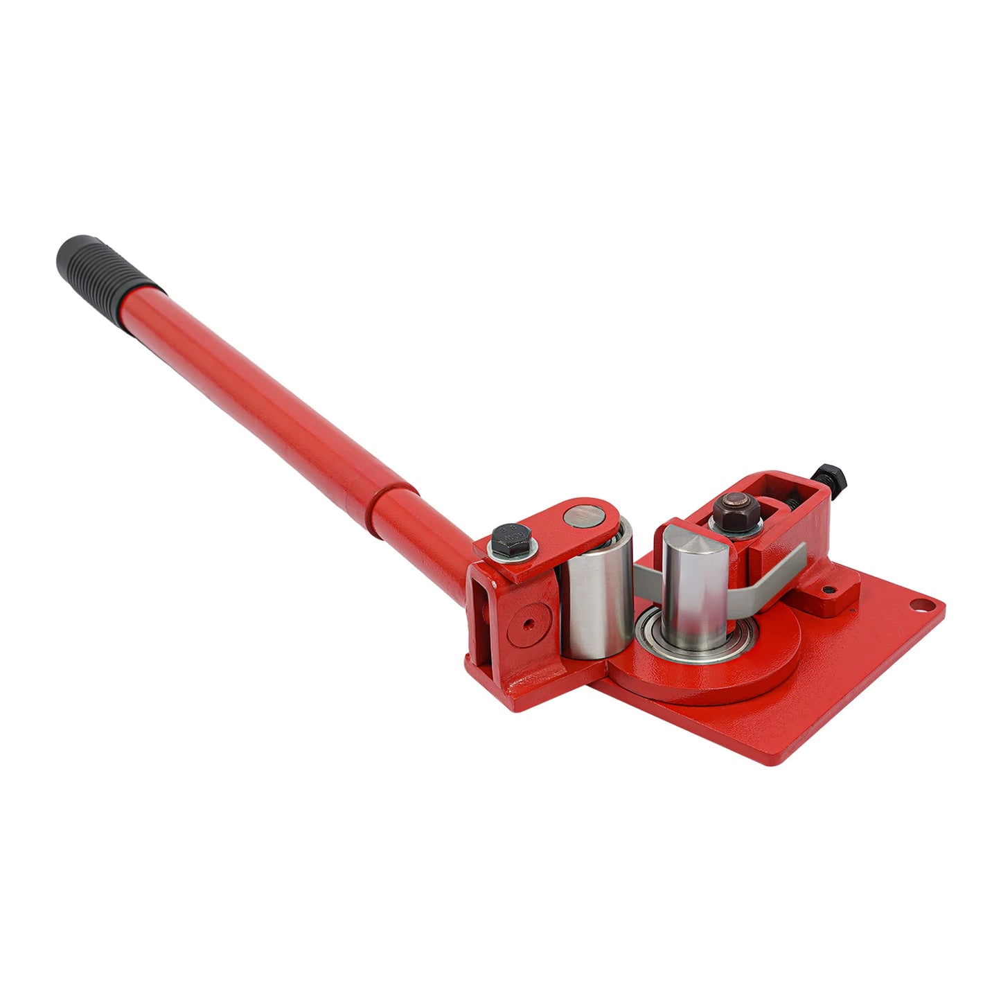 Manual Flat Bar Bender 90°, Sheet Metal Bending Tool 0-5mm Thick, Flat Steel Bender 0-50mm Width 7 Bearings for Steel Copper Aluminum