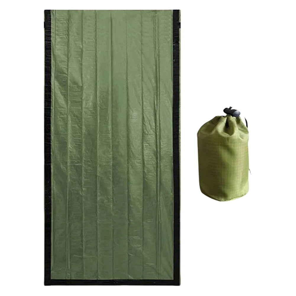 Emergency Sleeping Bag Waterproof Survival Sleeping Bag Portable Thermal Sleeping Bag for Camping Hiking Outdoor Adventure