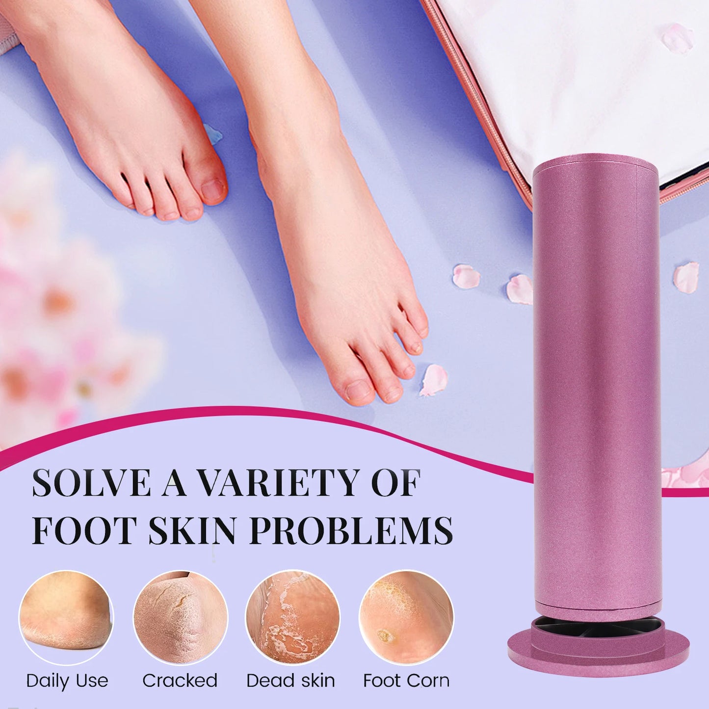 Electric adjustable speed foot callus remover pedicure tool manicure pedicure suit dead skin callus