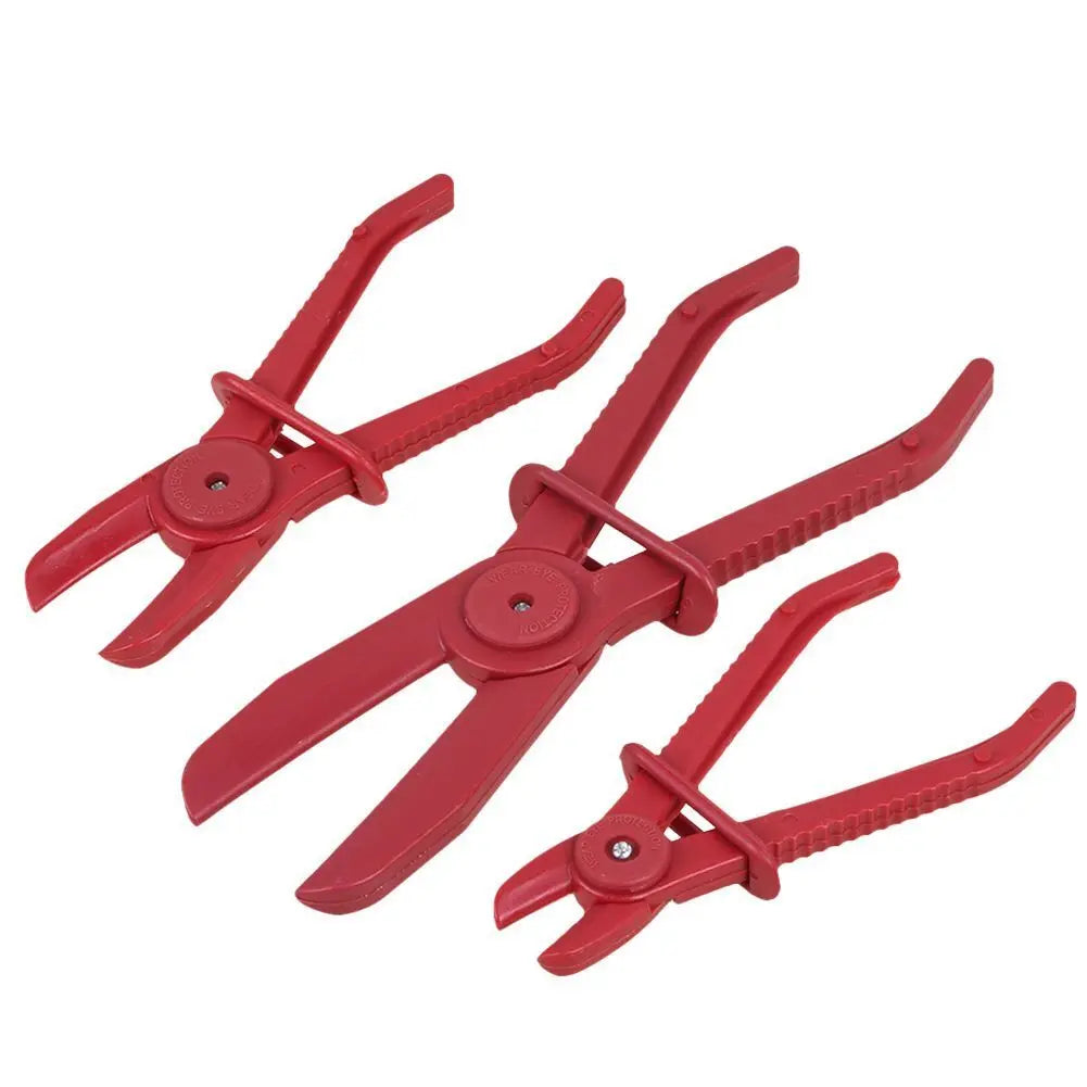6pcs Hose Clamp Kit Line Pipe Pliers Set Flexible Pinch Off Brake Fuel Oil Water Line Clamp Plier Auto Car Repair Plastic Tools