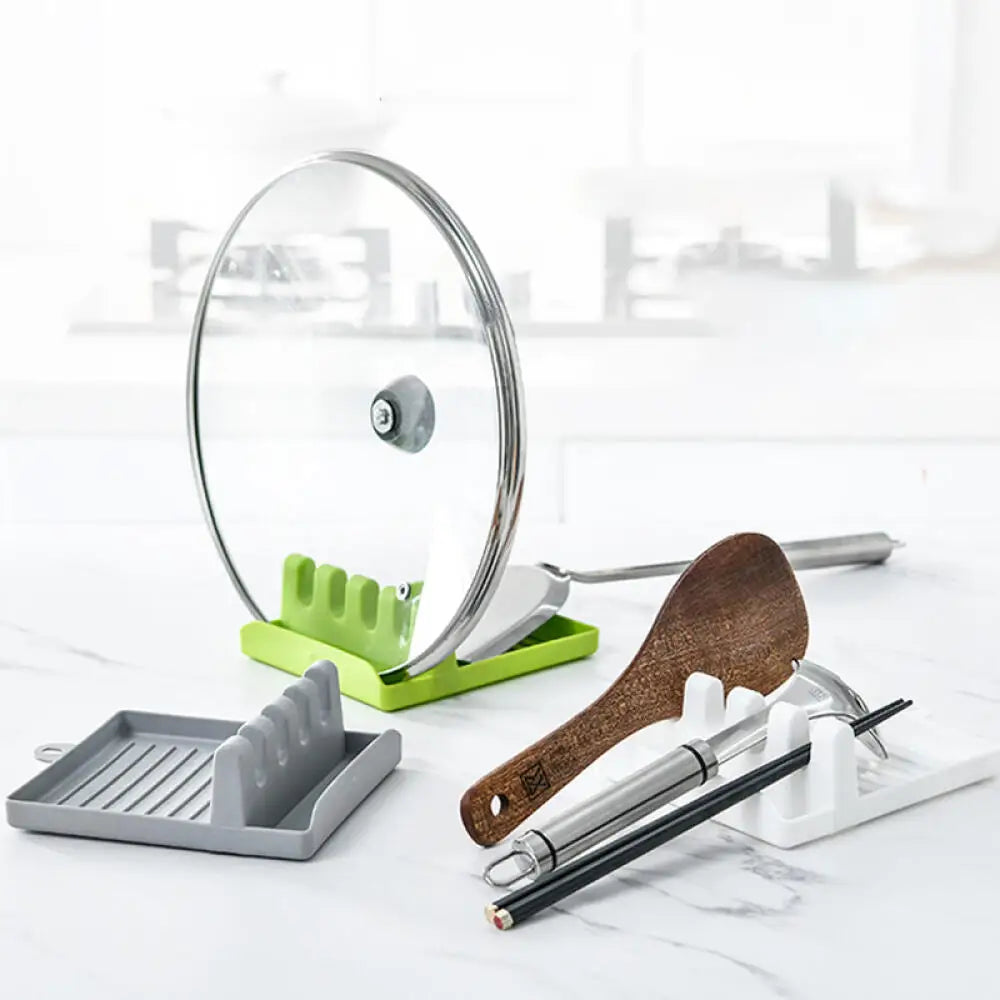Spoon Rest Organizer For Kitchen Utensil Storage On Counter
