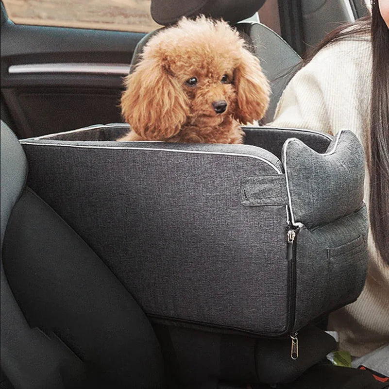 Protective Nylon Pet Car Seat And Travel Carrier Bed