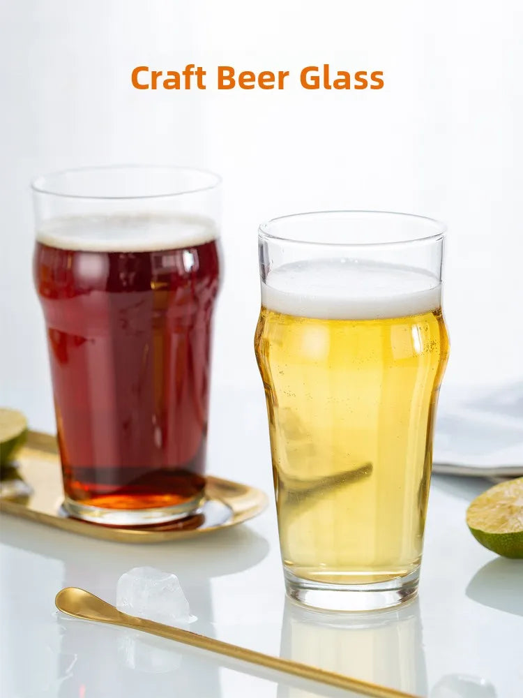 Large Capacity IPA Beer Glass Pub Commercial Pint Cup Craft Beer Mug Creative Personalized Wheat Beer Cup Crystal Glass